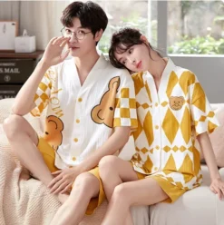 Pyjama Couple Assorti Motif Souris(Pyjama Couple Assorti)