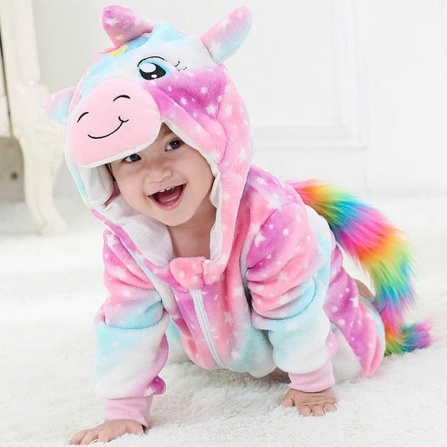 Combinaison Licorne Bébé Multicolore CHIARA(Combinaison Licorne Bebe Multicolore) 2 Combinaison Licorne Bébé Multicolore CHIARA(Combinaison Licorne Bebe Multicolore) – Image 2