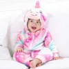 Combinaison Licorne Bébé Multicolore CHIARA(Combinaison Licorne Bebe Multicolore)