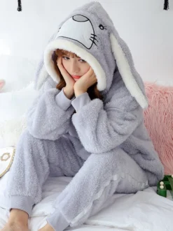 Pyjama Pilou Pilou Femme LAPIN(Pyjama Pilou Pilou Femme Lapin 2)