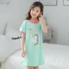 Robe De Nuit Licorne Bleu Et Rose(Robe De Nuit Licorne)