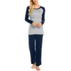 Pyjama Allaitement En Coton Manches Longues(Pyjama Allaitement En Coton)