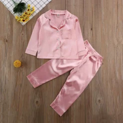 Pyjama Satin Manches Longues Fille(Pyjama Satin Manches Longues Fille) -Pyjama Original H4756a8e4927b454b9b6b592ec812c506D