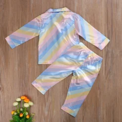 Pyjama Satin Rayé Arc-En-Ciel(Pyjama Satin Raye Arc En Ciel) -Pyjama Original H657c5322b6cf46e294a9ed29c40c6fecG