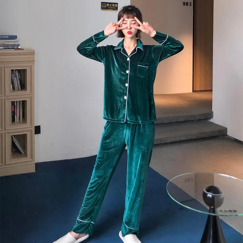 Pyjama Saint Valentin En Velours Couleurs Assorties(Pyjama Saint Valentin) 3 Pyjama Saint Valentin En Velours Couleurs Assorties(Pyjama Saint Valentin) – Image 3