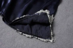 Pyjama 2 Pièces Femme Satin Avec Fleurs En Dentelles(Pyjama 2 Pieces Femme Satin) -Pyjama Original HTB1QkGPQFXXXXcKXpXXq6xXFXXXG