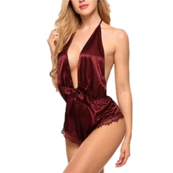 Pyjama Satin Sexy Combinaison Dos Nu Et En Décolleté(Pyjama Satin Sexy) -Pyjama Original Hc4bbd7bc92ce4d029d9f8fe25883a1441