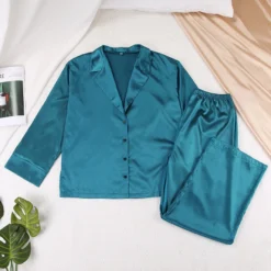 Pyjama Satin Femme Oversize(Pyjama Satin Femme Oversize) -Pyjama Original Hdee73081108a473b8a7cd638bc55dc33e