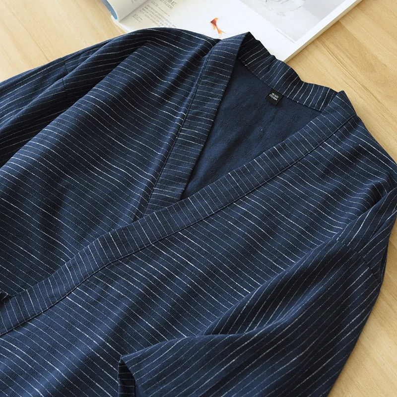 Pyjama Kimono Homme Manches Courtes(Pyjama Kimono Homme Manches Longues) 6 Pyjama Kimono Homme Manches Courtes(Pyjama Kimono Homme Manches Longues) – Image 6