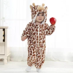 Pyjama Animaux Bébé GIRAFE(Combinaison Bebe Girafe)