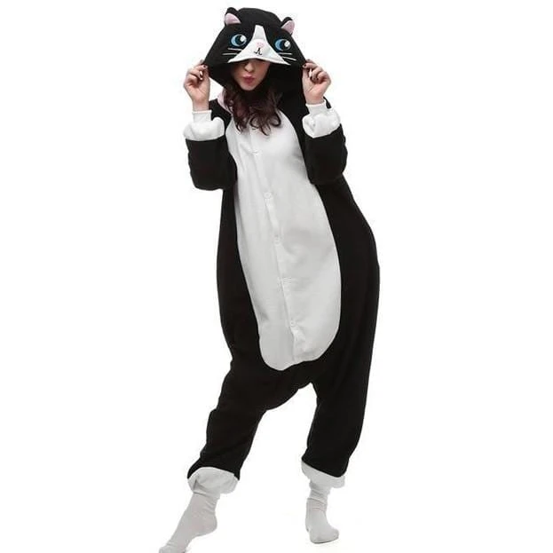 Pyjama Animaux Adulte CHAT NOIR(Pyjama Animaux Adulte Chat Noir) 1 Pyjama Animaux Adulte CHAT NOIR(Pyjama Animaux Adulte Chat Noir)