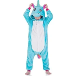 Pyjama Licorne Fille BLEU(Pyjama Licorne Fille Bleu)