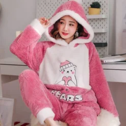 Pyjama Pilou Pilou Femme ROSE(Pyjama Pilou Pilou Femme Rose 1)