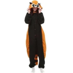 Pyjama Animaux Adulte PANDA ROUX(Pyjama Animaux Adulte Panda Roux)