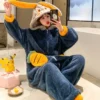 Pyjama Pilou Pilou Femme LAPIN JAUNE(Pyjama Pilou Pilou Femme Lapin Jaune)