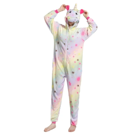 Pyjama Licorne Femme MULTICOLORE(Pyjama Licorne Femme Multicolore 8) – Image 2