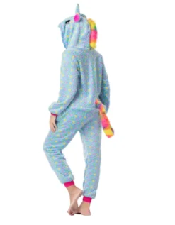 Pyjama Licorne Femme BLEU(Pyjama Licorne Femme Bleu 4) -Pyjama Original PyjamaLicornefemmebleuetoile