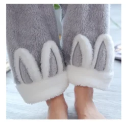 Pyjama Pilou Pilou Femme LAPIN GRIS(Pyjama Pilou Pilou Femme Lapin Gris) -Pyjama Original Pyjamapilouuuu