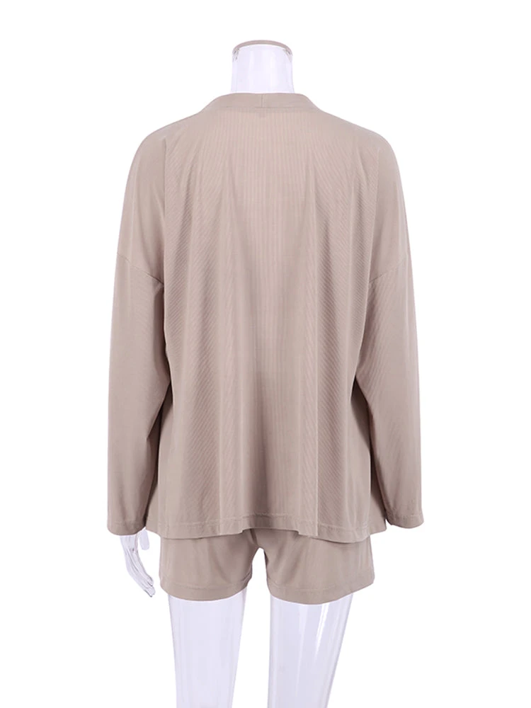 Pyjama Côtelé Soie Glacée 3 Pièces(Pyjama Cotele Soie Glacee 3 Pieces) 12 Pyjama Côtelé Soie Glacée 3 Pièces(Pyjama Cotele Soie Glacee 3 Pieces) – Image 12