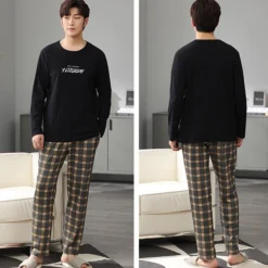 Pyjama Ensemble Homme A Carreaux Manches Longues(Pyjama Ensemble Homme) 15 Pyjama Ensemble Homme A Carreaux Manches Longues(Pyjama Ensemble Homme) -Pyjama Original Sab71a1c25c0f42359071c03834d1cfc8H