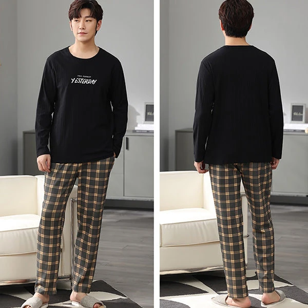 Pyjama Ensemble Homme A Carreaux Manches Longues(Pyjama Ensemble Homme) 7 Pyjama Ensemble Homme A Carreaux Manches Longues(Pyjama Ensemble Homme) – Image 7