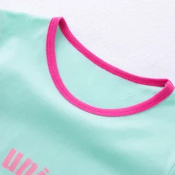 Robe De Nuit Licorne Bleu Et Rose(Robe De Nuit Licorne) -Pyjama Original Sd2acca3db34b4c68bb554f1c73db3dfbt