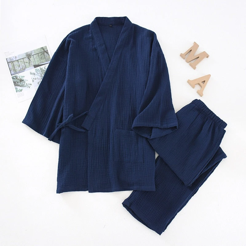 Pyjama Kimono Yukata Homme(Pyjama Kimono Yukata Homme) 2 Pyjama Kimono Yukata Homme(Pyjama Kimono Yukata Homme) – Image 2