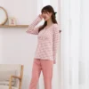 Pyjama Grossesse Coton Rayé Manche Longue(Pyjama Grossesse Coton)