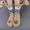 Chaussette Pilou Pilou SHIBA INU MARRON(Chaussette Pilou Pilou Shiba Inu Marron)