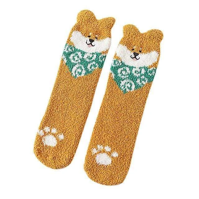 Chaussette Pilou Pilou SHIBA INU ROUX(Chaussette Pilou Pilou Shiba Inu Roux) 1 Chaussette Pilou Pilou SHIBA INU ROUX(Chaussette Pilou Pilou Shiba Inu Roux)