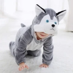Pyjama Animaux Bébé HUSKY(Pyjama Animaux Bebe Husky)