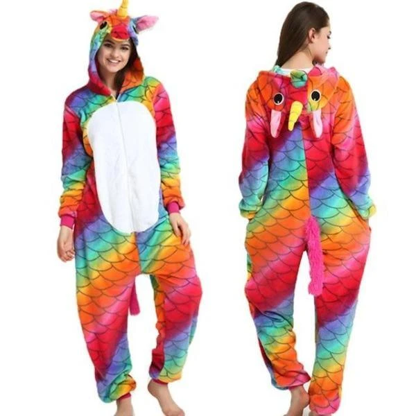Pyjama Licorne Femme MULTICOLORE(Pyjama Licorne Femme Multicolore 2) – Image 2