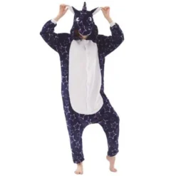 Pyjama Licorne Femme BLEU FONCE(Pyjama Licorne Femme Bleu Fonce)