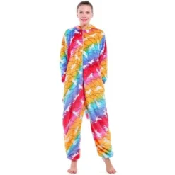 Pyjama Licorne Femme MULTICOLORE(Pyjama Licorne Femme Multicolore 6) -Pyjama Original grenouillere licorne katrina 640x640 1