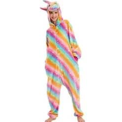 Pyjama Licorne Femme MULTICOLORE(Pyjama Licorne Femme Multicolore 3)