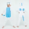 Combinaison Licorne Ado Blanche Et Bleue(Combinaison Licorne Ado Blanche Et Bleue)