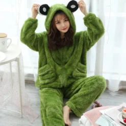 Pyjama Pilou Pilou Femme VERT(Pyjama Pilou Pilou Femme Vert)