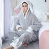 Pyjama Pilou Pilou Femme LAPIN GRIS(Pyjama Pilou Pilou Femme Lapin Gris)