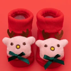 Chaussette Pilou Pilou Bébé NOËL(Chaussette Pilou Pilou Bebe Noel)