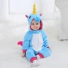 Pyjama Licorne Bébé Bleu Clair YONI(Pyjama Licorne Bebe Bleu Clair)
