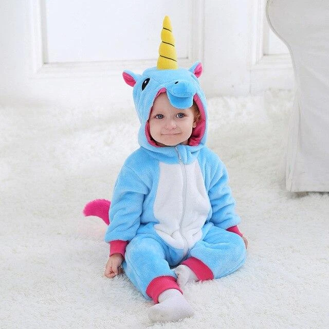 Pyjama Licorne Bébé Bleu Clair YONI(Pyjama Licorne Bebe Bleu Clair) 1 Pyjama Licorne Bébé Bleu Clair YONI(Pyjama Licorne Bebe Bleu Clair)