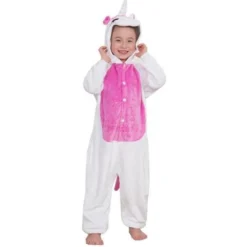 Pyjama Licorne Fille ROSE & BLANC(Pyjama Licorne Fille Rose Blanc)
