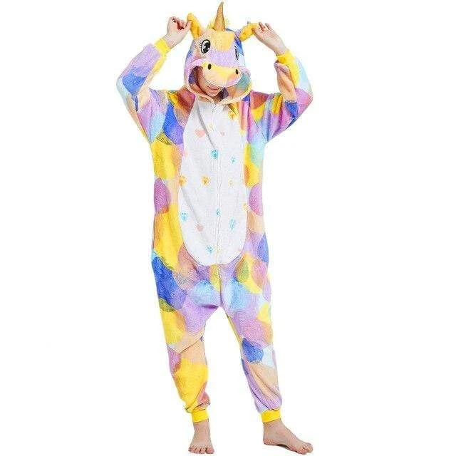 Pyjama Licorne Femme MULTICOLORE(Pyjama Licorne Femme Multicolore 4)
