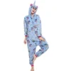 Pyjama Licorne Femme MOTIF LICORNE(Pyjama Licorne Femme Motif Licorne)